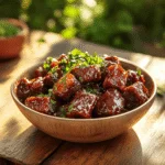 Hot Dog Burnt Ends in BBQ Sauce